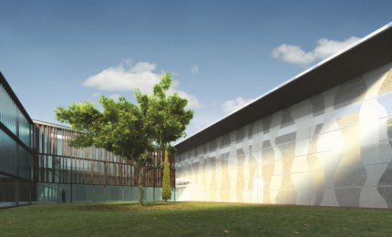 Lamiera microforata Arredo urbano
e centri commerciali