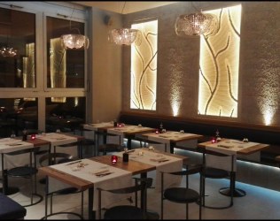 Lamiera microforata Ristorazione
e negozi Gallery